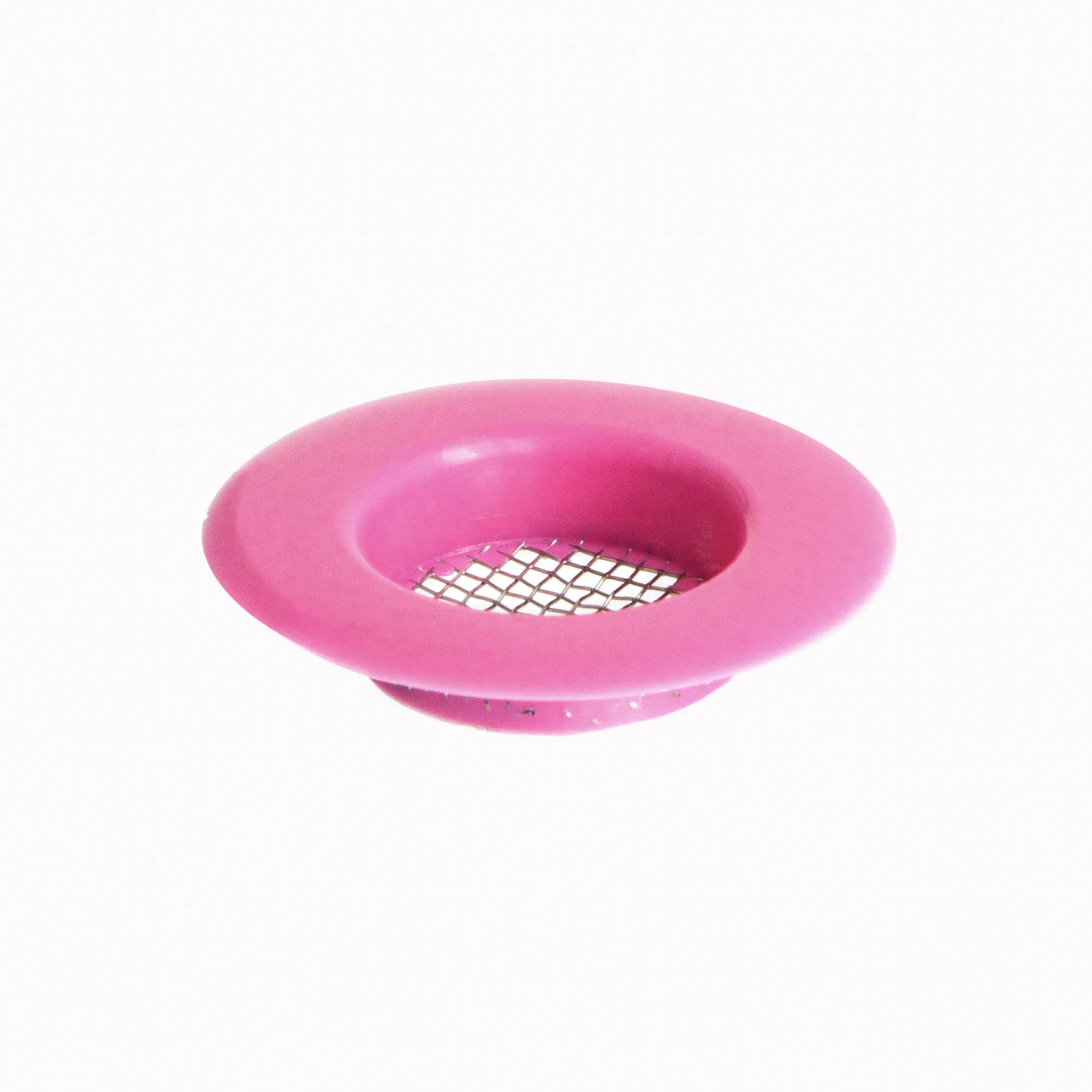 Filtro para lavatorio y bidet DF, color rosa, vista lateral