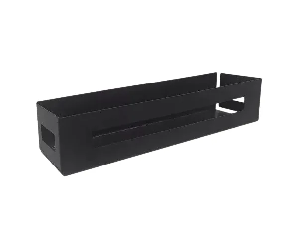 Organizador cerrado DF para baño en negro mate