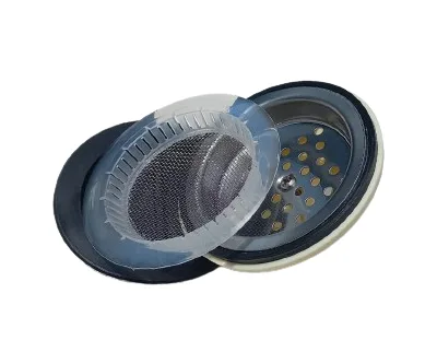 Sopapa americana con filtro DF y tapón de PVC