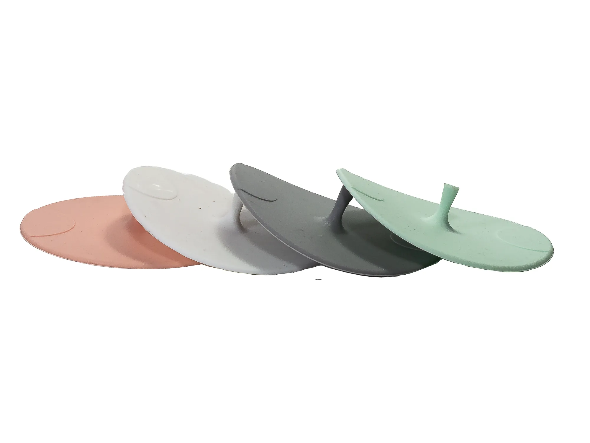 Tapones universales autoadherentes DF en colores rosa, blanco, gris y verde